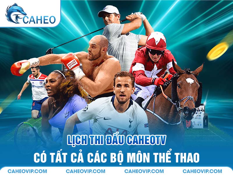 Lịch thi đấu Caheo TV có tất cả các bộ môn thể thao